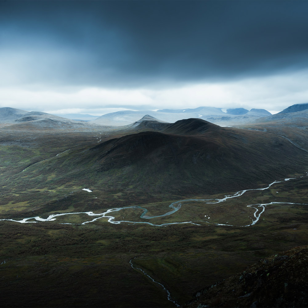 Unterwegs in der Wildnis Lapplands